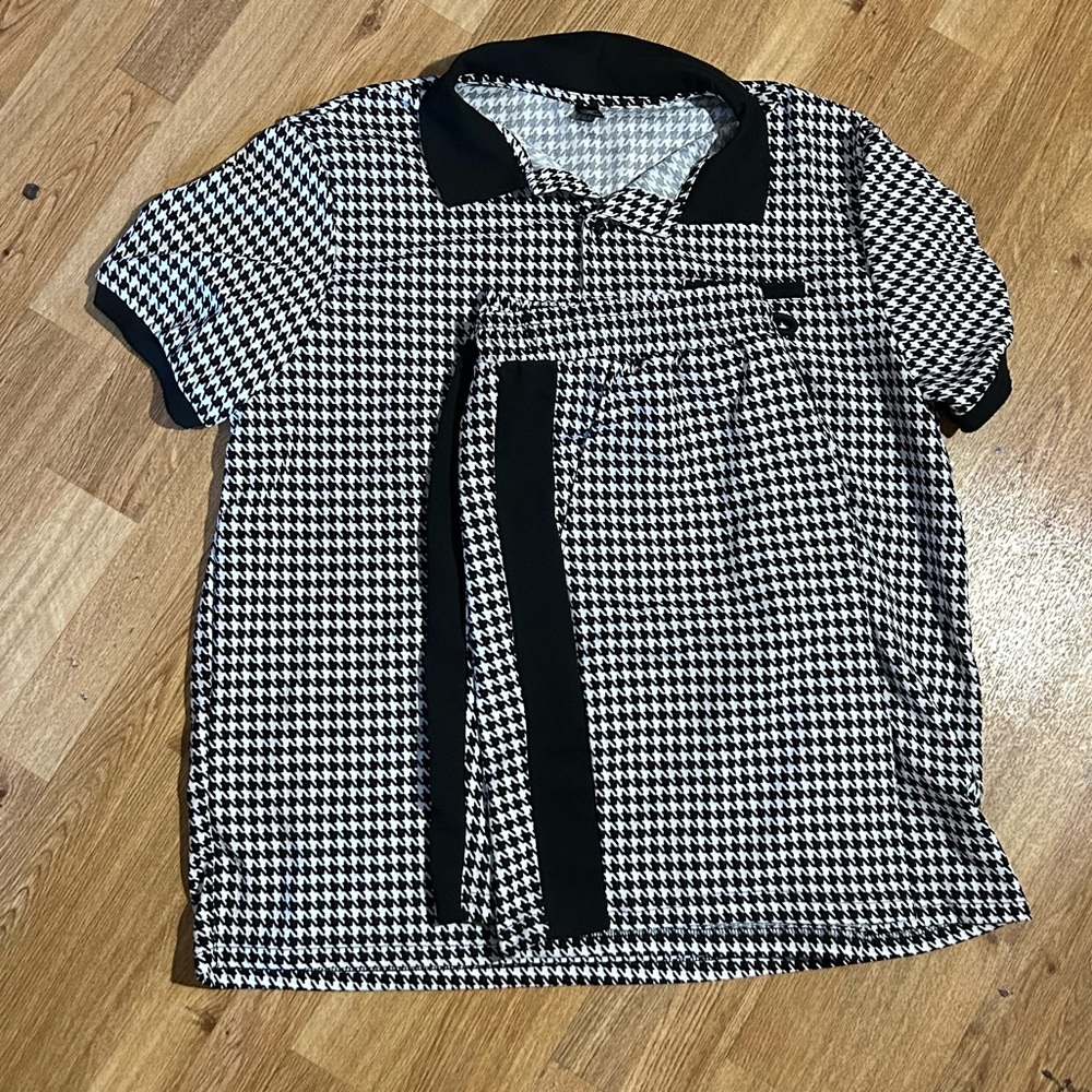 NFINITY Black and White Houndstooth set